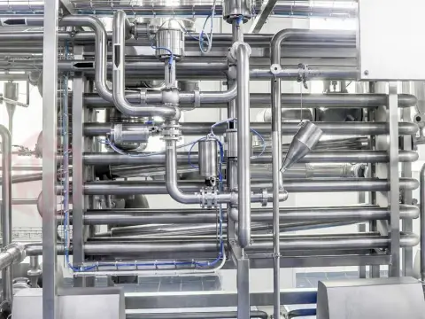 Food production line pipeline