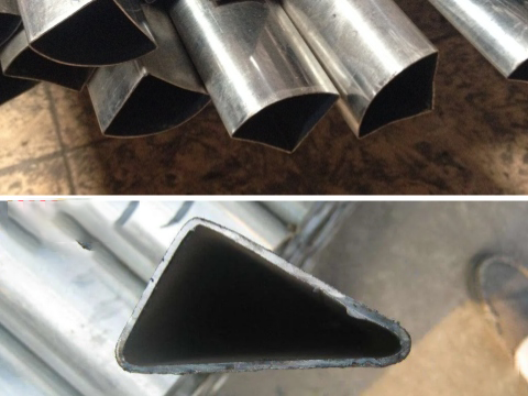Galvanized irregular tube