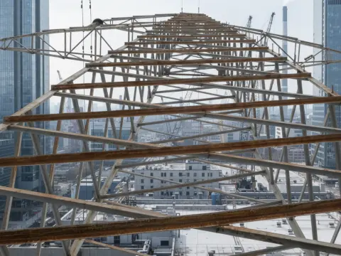 Building steel structure support