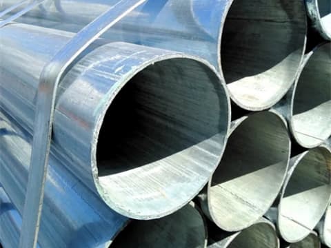 Detailed real shot, DN150 hot-dip galvanized round pipe supplier