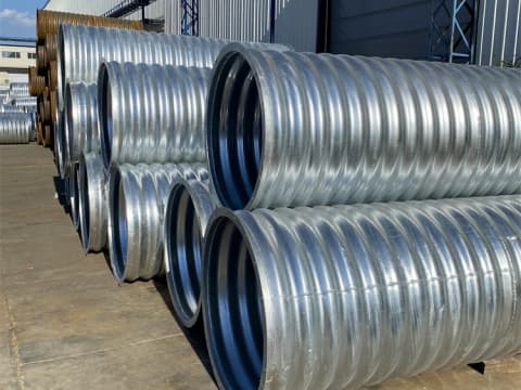 Drainage culvert metal culvert pipe