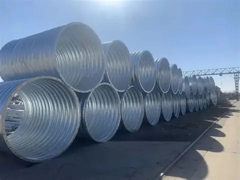 Galvanized steel corrugated pipe factory