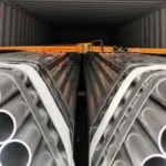 Hot-dip galvanized round pipes shipped to Russia_副本