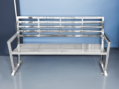 Stainless steel bench
