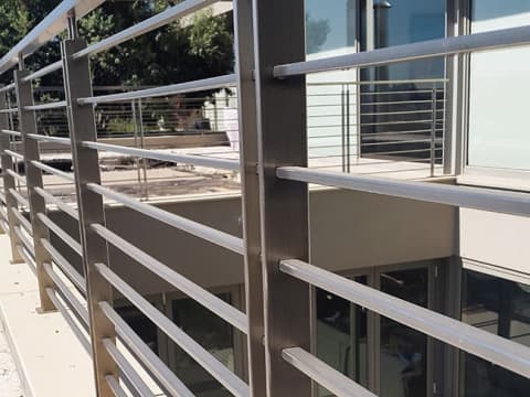 Stainless steel railings