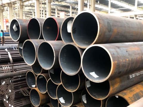 Structural straight seam welded pipe