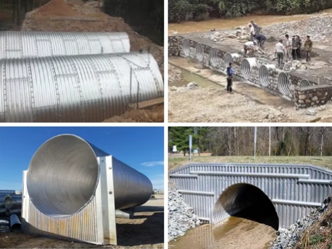 Used in tunnels and culverts