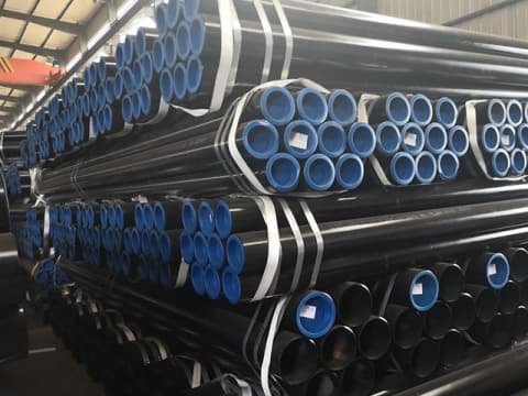 black coated steel pipe Factory