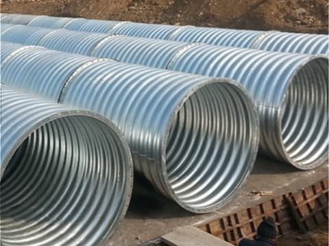 corrugated steel bridge culvert pipe