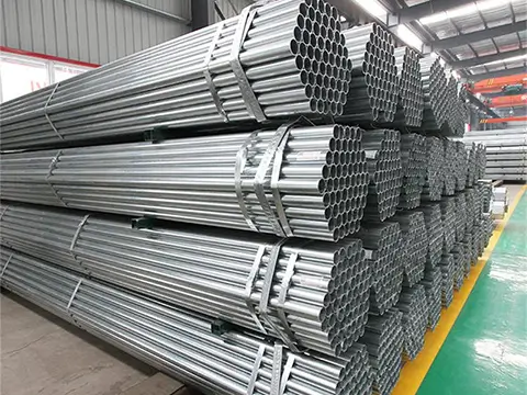 1" 2" 1/2" Sch40 Hot dip galvanized pipe for sale