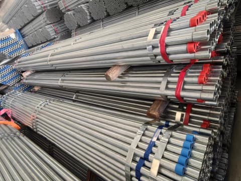 1/2" Heavy Duty 10 Ft Combustion-Proof Galvanized Electrical Rigid Steel Conduit (RMC Model) for Electrical Wire