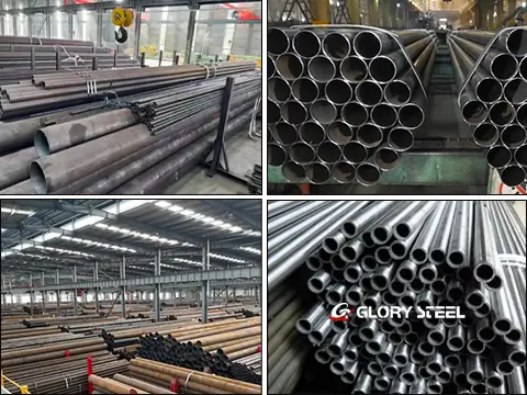 Black iron pipes available in full sizes