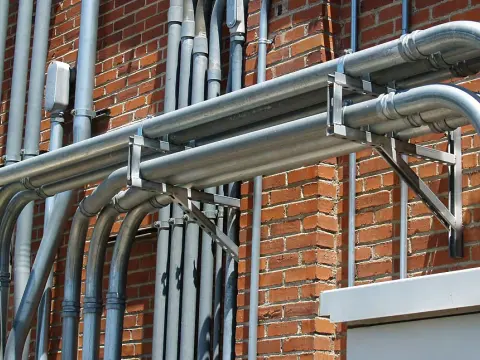 Commercial building wiring conduit