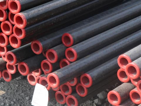 Seamless thin tube for oil pipeline