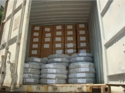 Stainless steel gas corrugated pipe shipment