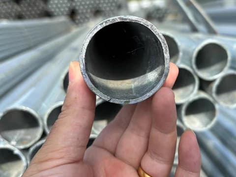 Uniform galvanization inside and out