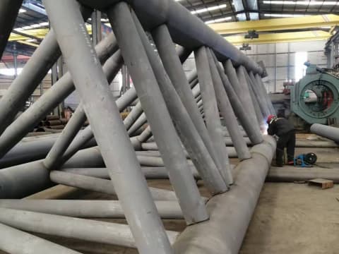 Welded into a supporting structure