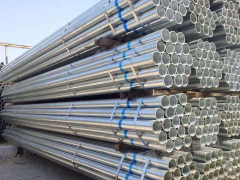 Z275 zinc-coated round steel pipe