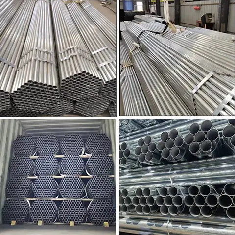 High Zinc Coating Galvanized Steel Round Tube