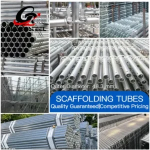 Galvanized scaffolding pipe