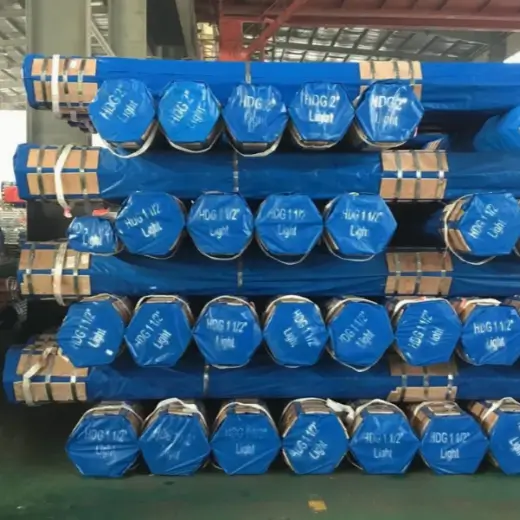 ERW Sch 40 1 12 inch HDP steel pipe