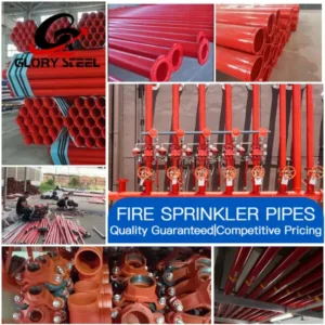 Firefighting steel pipes