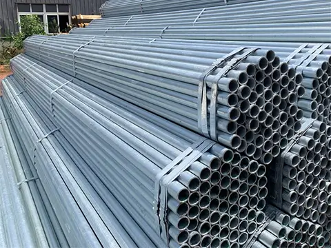 Galvanized steel pipe for water