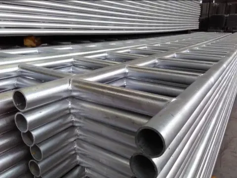 Support welded pipe