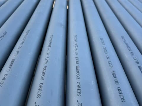 2'' SCH80 stainless steel welded pipe