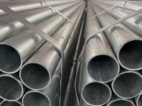2-inch galvanized welded round tube