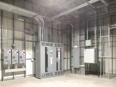 Building wiring installation site