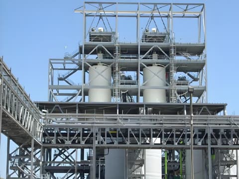 Carbon Steel Supports for Chemical Plant Equipment