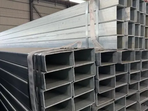ERW Welded MS Zinc Coated Flat Tube