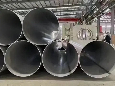 Large-diameter TIG welded pipe