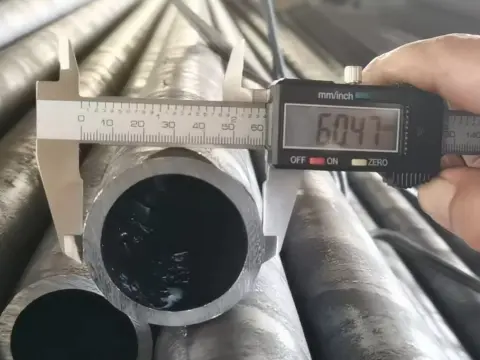 Measurement of 2-inch Schedule 40 round pipe