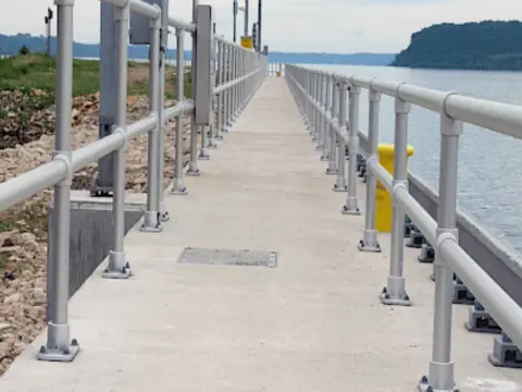 Seaside railing
