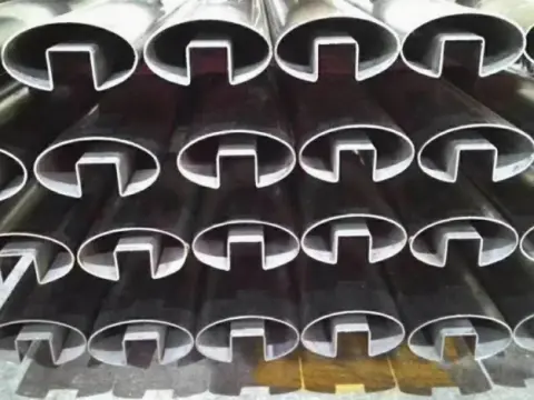 Slotted Stainless Steel Oval Tubing