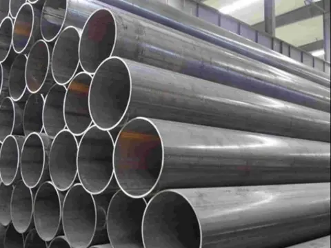 Erw MS black round pipe 6 Inch