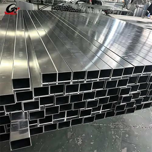 Extruded aluminum rectangular tube factory