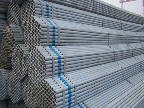GI pipes for construction site guardrails