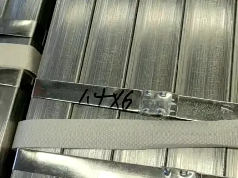 Galvanized steel strip binding