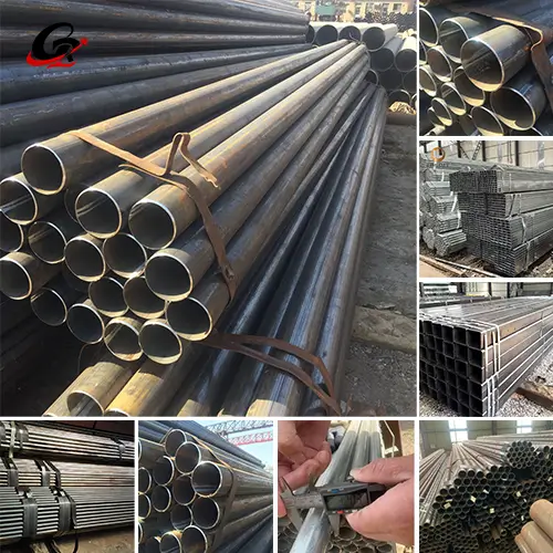 MS ERW Pipe black steel pipe q235b