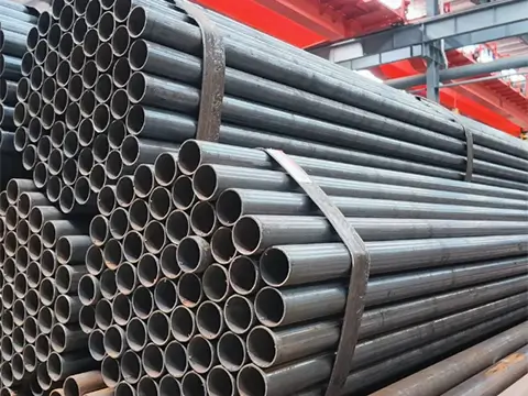 Q235 Black Steel Round Pipe factory