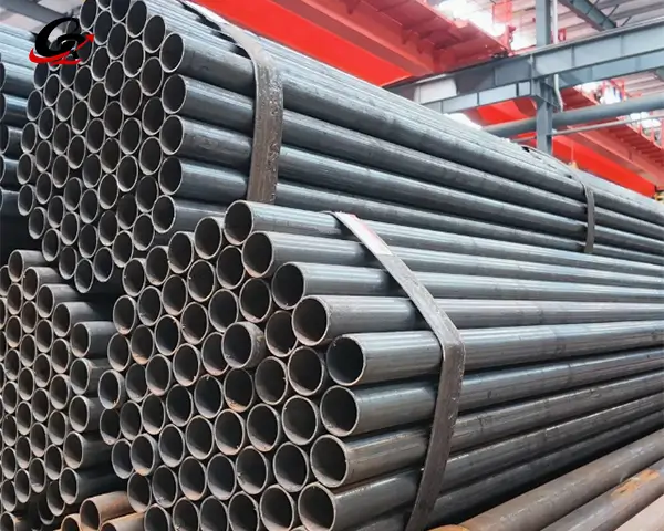 Q235 Black Steel Round Pipe factory