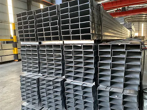 S355 HSS RHS 40×40 2mm black rectangular MS steel pipe