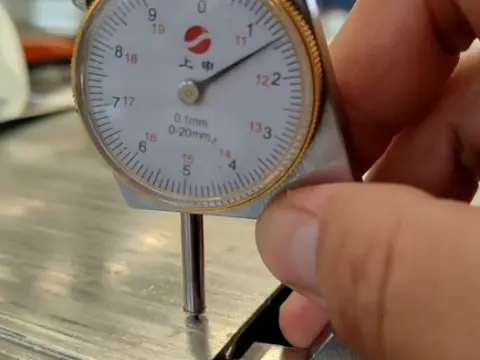 Thickness measurement of GI rectangular tubes