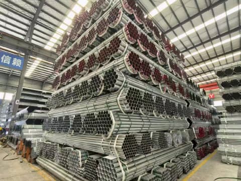 2-inch hot-dip galvanized Q235B steel pipe