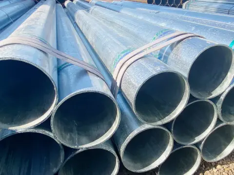 4-inch (DN100) SCH40 galvanized pipe