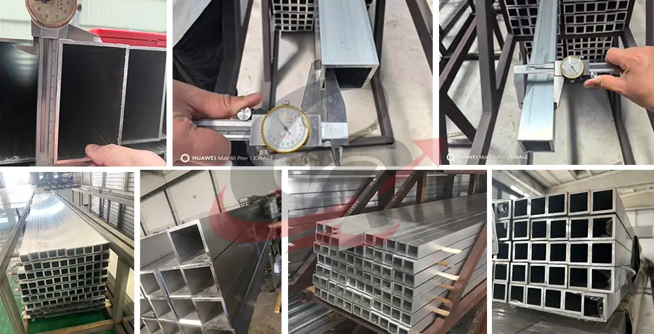 Aluminum Square Tube Production Line Process