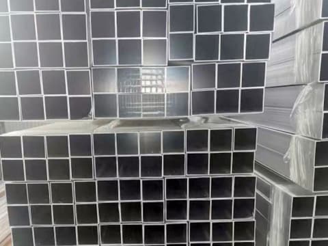 Anodized aluminum furniture tubing